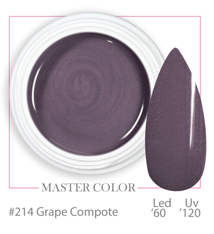 214 - Grape Compote - Master Color - Gel color UV LED - 5ml