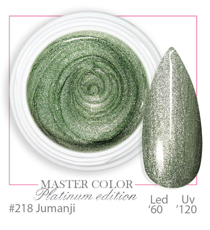 218 - Jumanji Platinum - Master Color - Gel color UV LED - 5ml