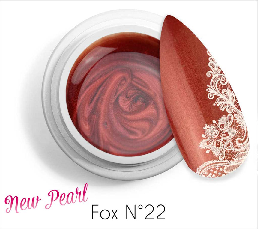 22 - Fox - New Pearl Gel UV Colorato Perlato 5ml