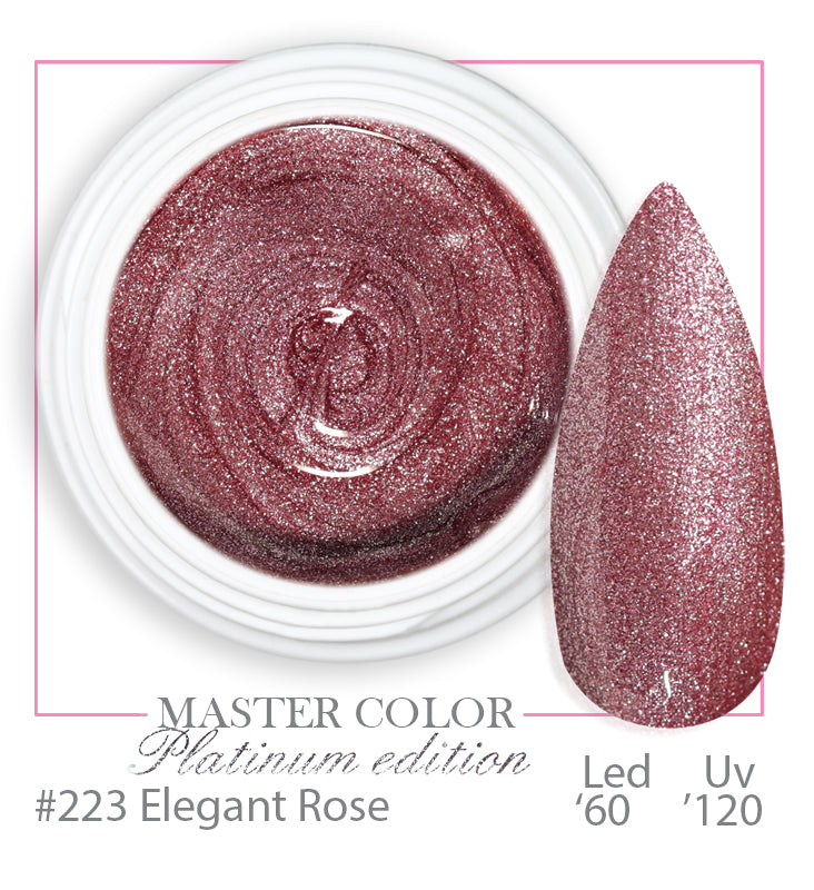 223 - Elegant Rose - Platinum - Master Color - Gel color UV LED - 5ml