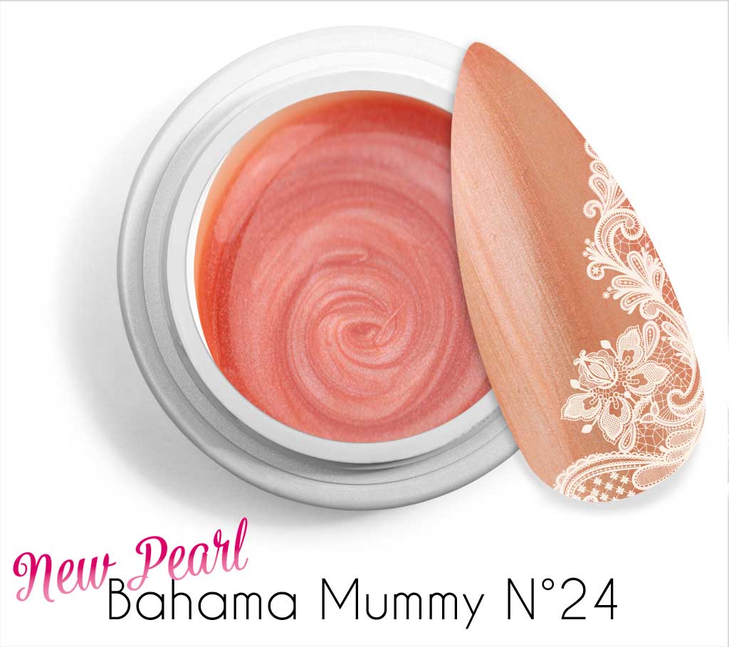 24 - Bahama Mummy - New Pearl Gel UV Colorato Perlato 5ml