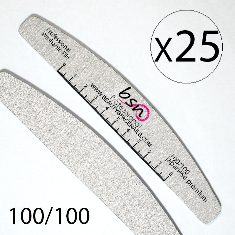 25 Lime MEZZALUNA ZEBRATA - 100/100 con righello e logo