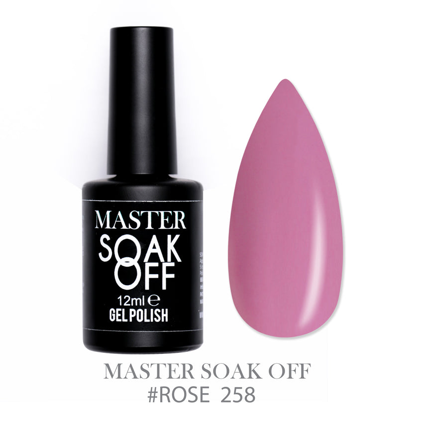 258 - Rose - Master Color Soak Off 12 ml