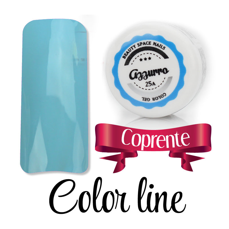 25A - Azzurro - Coprente - Gel UV Colorato - Color line - 5ml
