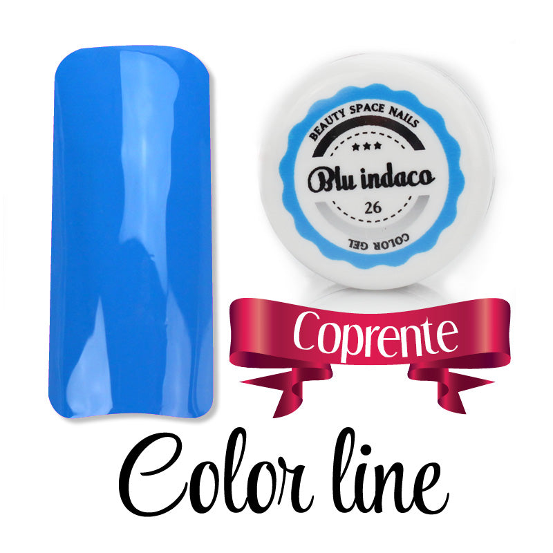 26 - Blu indaco - Coprente - Gel UV Colorato - Color line - 5ml