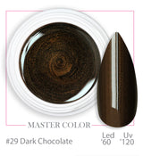 029 -  Dark Chocolate - Master Color - Gel color UV LED - 5ml