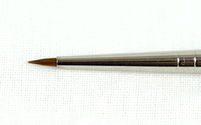317-N° 2 - Pennello Nail Art, Rotondo, Corto, Martora Rossa 317-N° 2