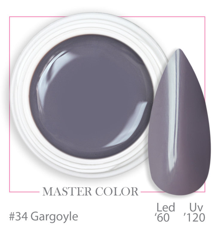 034 - Gargoyle - Master Color - Gel color UV LED - 5ml