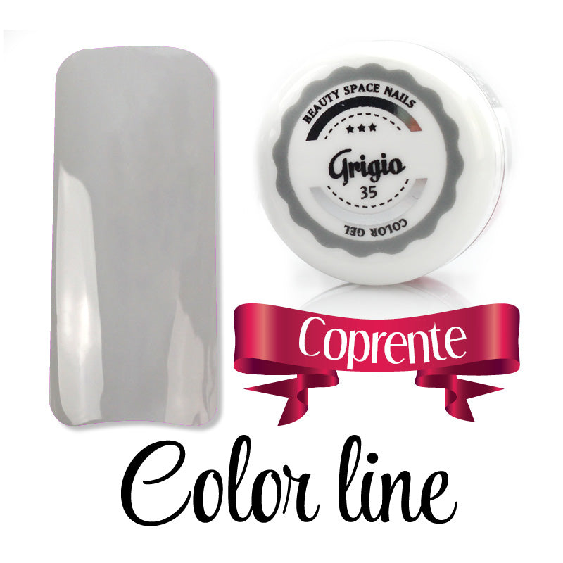 35 - Grigio - Coprente - Gel UV Colorato - Color line - 5ml