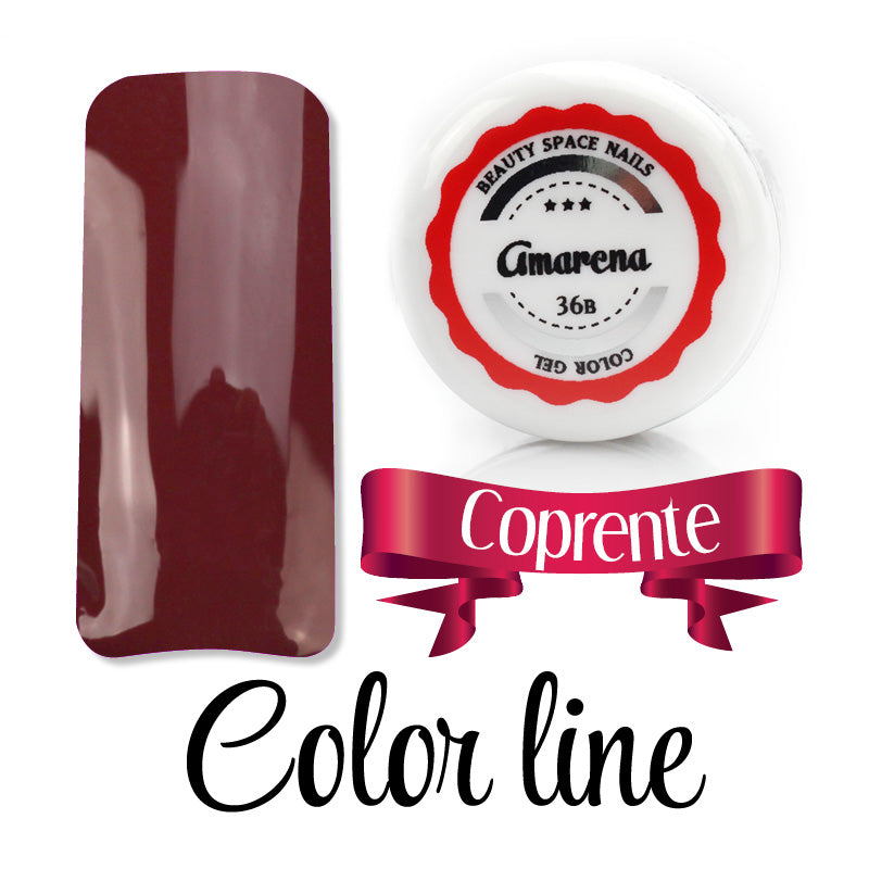 36B - Amarena - Coprente - Gel UV Colorato - Color line - 5ml