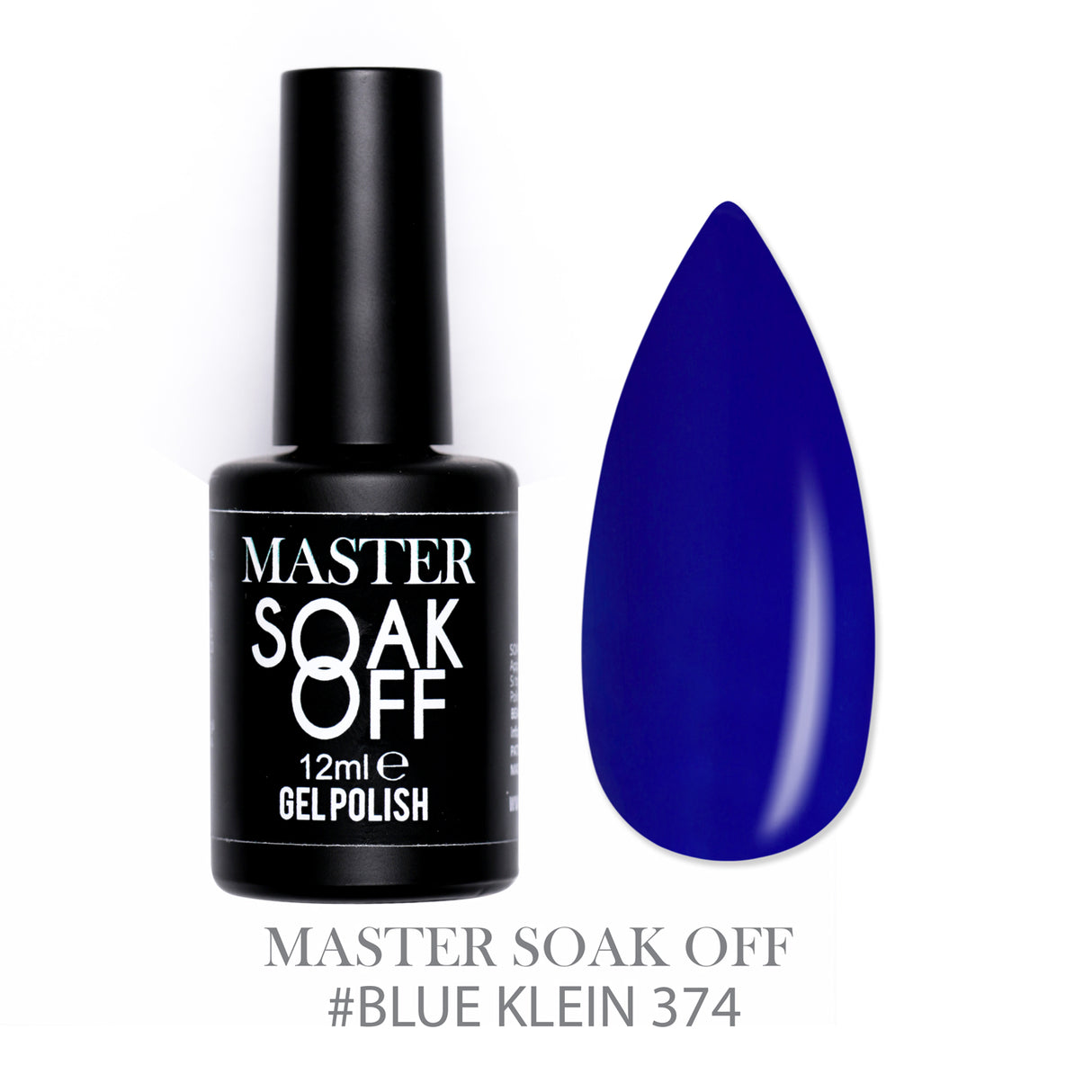374 - Blue Klein - Master Color Soak Off 12 ml