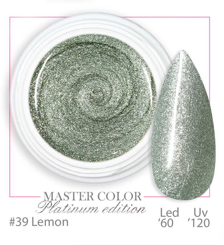 039 - PLATINUM LEMON - Master Color "PLATINUM" - Gel color UV LED - 5ml