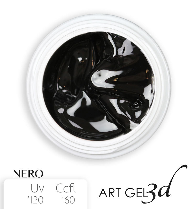 Art Gel 3D - Nero - 5ml