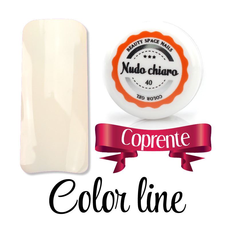 40 - Nudo chiaro - Coprente - Gel UV Colorato - Color line - 5ml