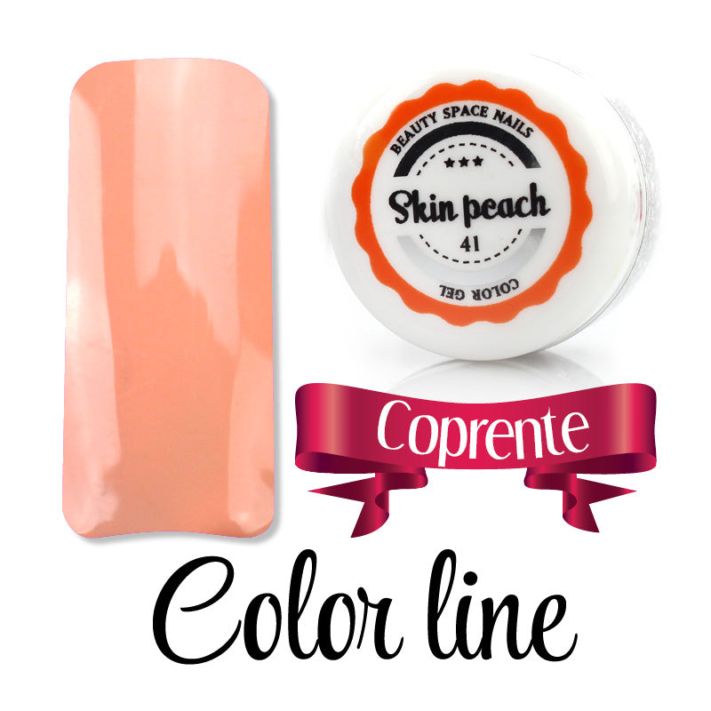 41 - Skin peach - Coprente - Gel UV Colorato - Color line - 5ml