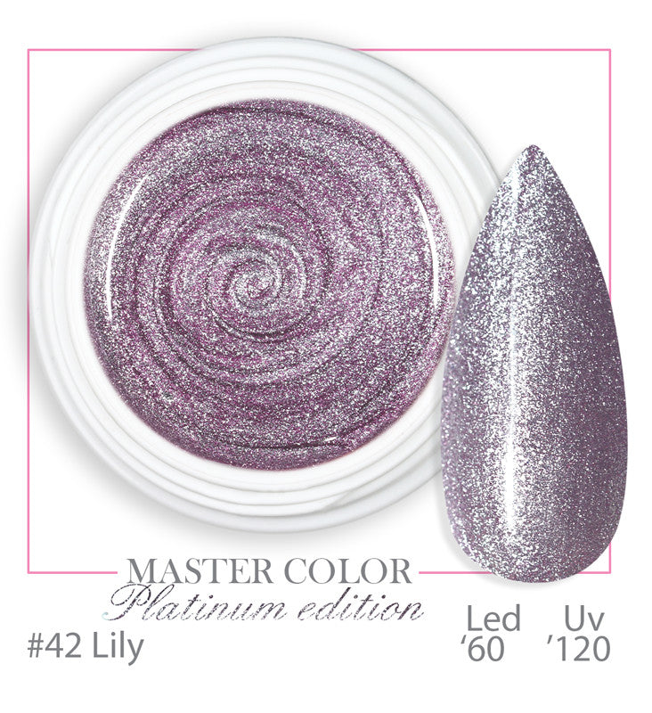 042- PLATINUM LILY - Master Color "PLATINUM" - Gel color UV LED - 5ml