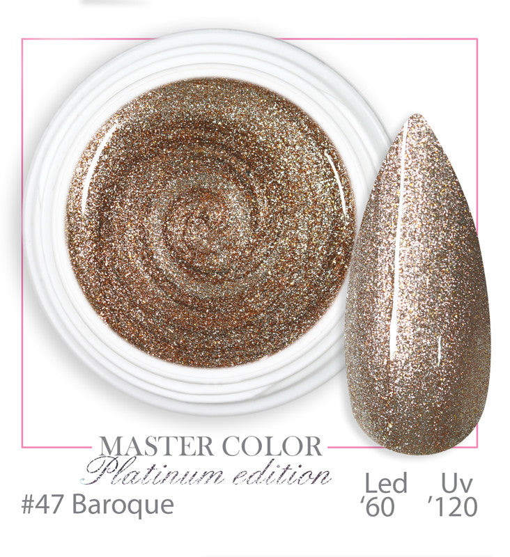 047 - PLATINUM BAROQUE - Master Color "PLATINUM" - Gel color UV LED - 5ml