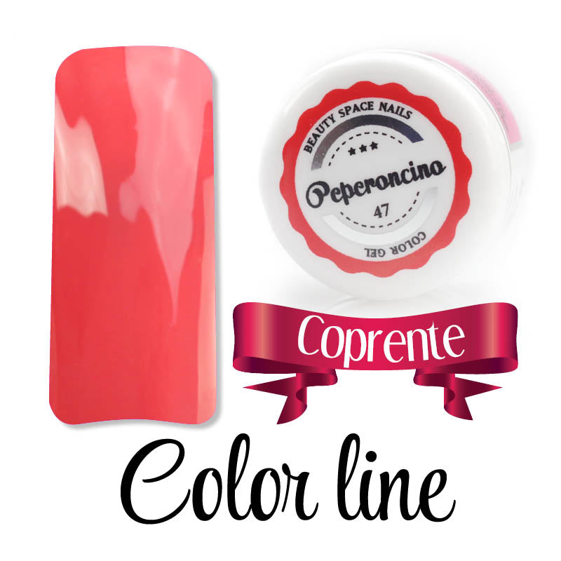 47 - Peperoncino - Coprente - Gel UV Colorato - Color line - 5ml