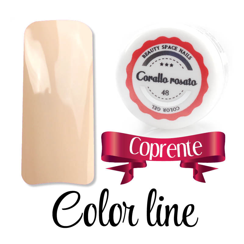 48 - Corallo rosato - Coprente - Gel UV Colorato - Color line - 5ml