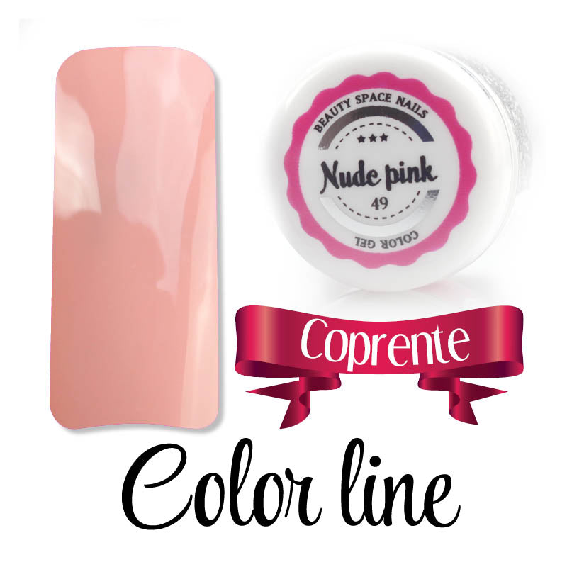 49 - Nude pink - Coprente - Gel UV Colorato - Color line - 5ml
