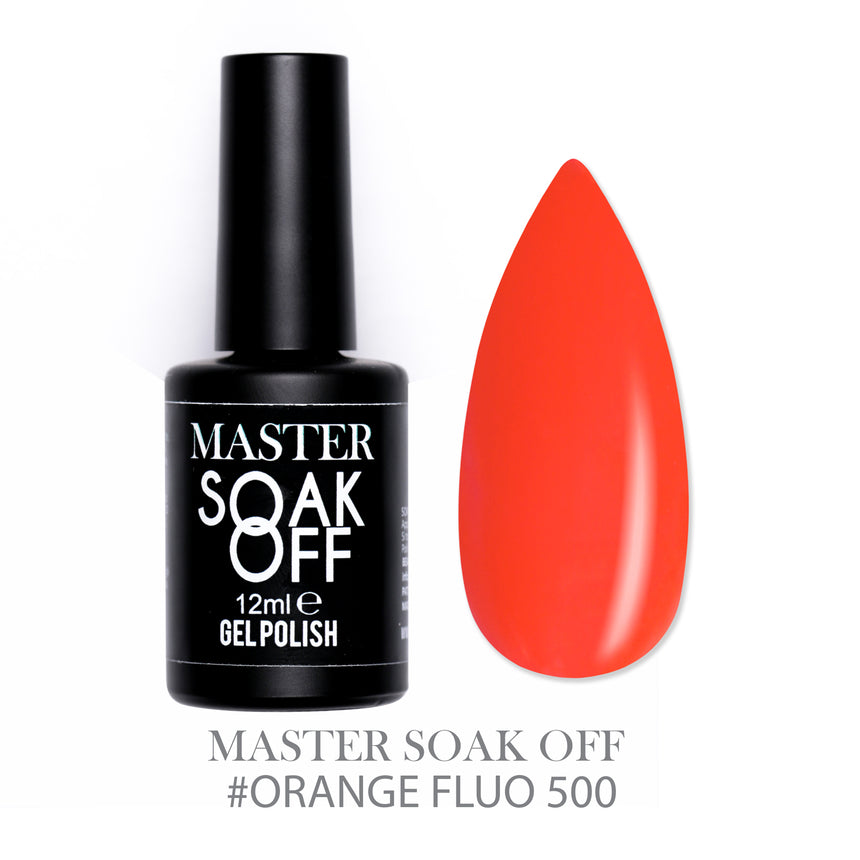 500 - Orange Fluo - Master Color Soak Off 12 ml