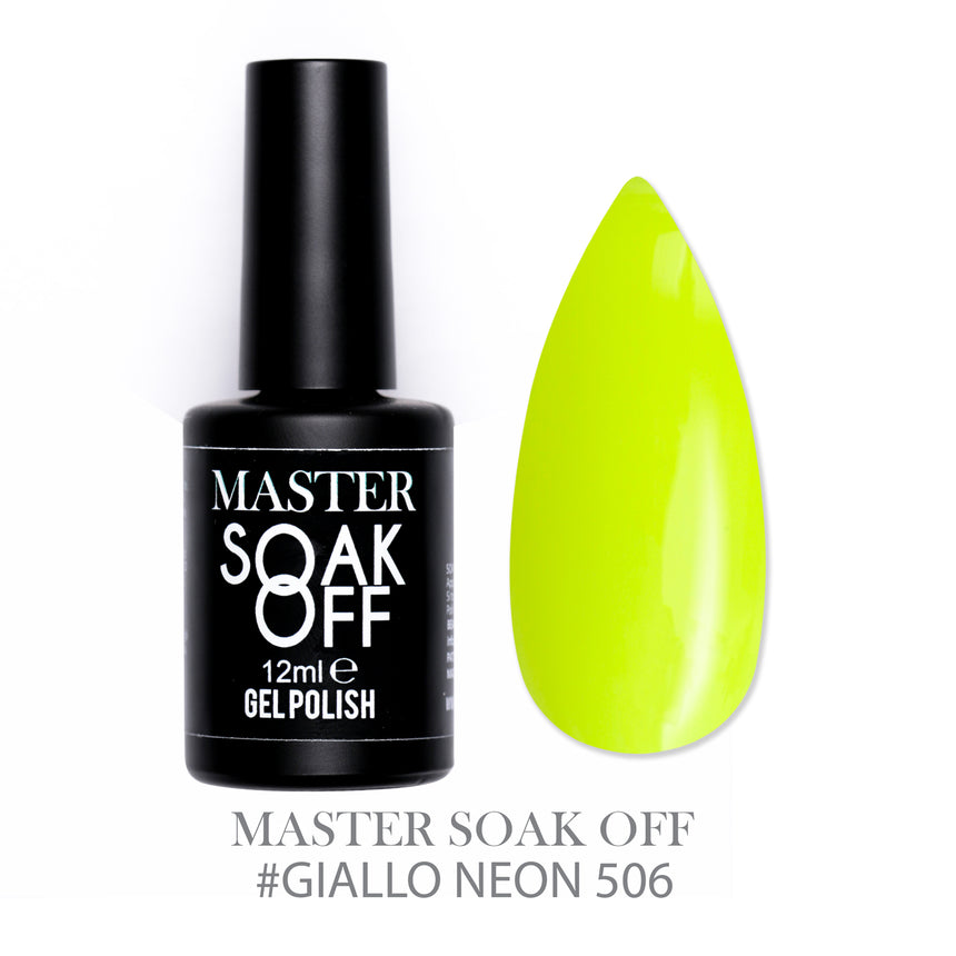 506 - Giallo Neon - Master Color Soak Off 12 ml