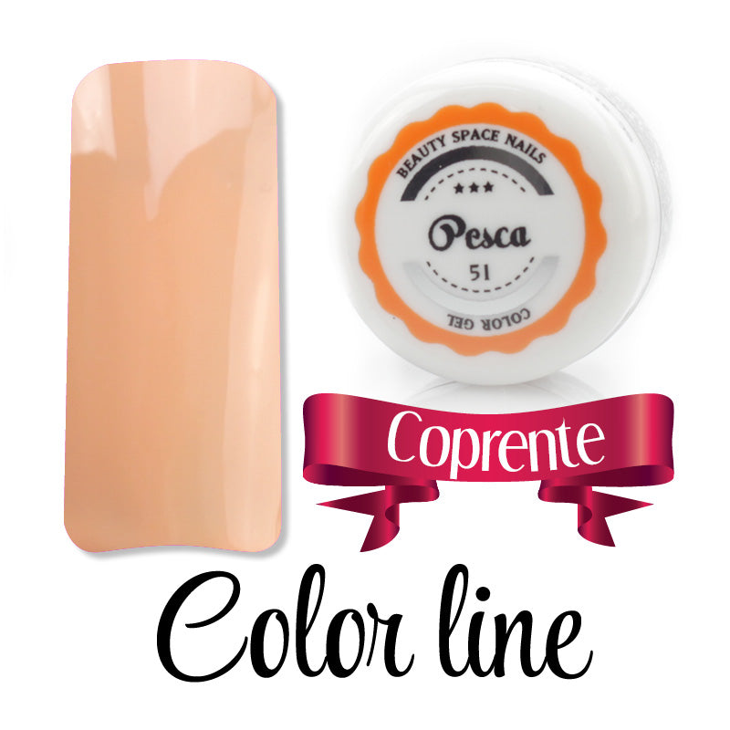 51 - Pesca - Coprente - Gel UV Colorato - Color line - 5ml