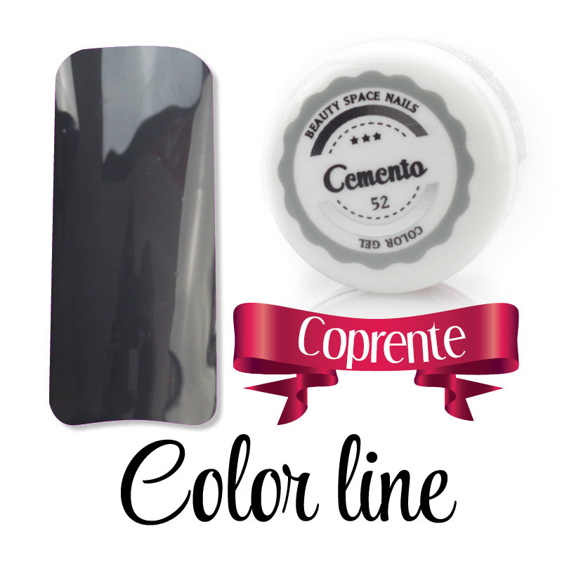 52 - Cemento - Coprente - Gel UV Colorato - Color line - 5ml