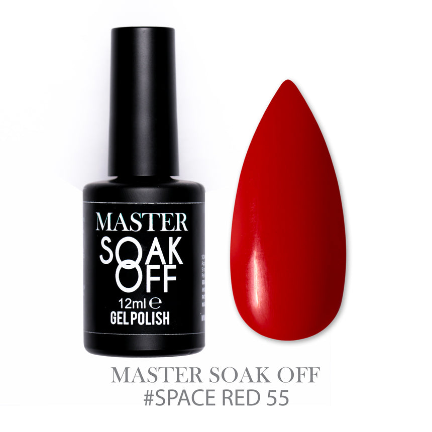 55 - Space Red - Master Color Soak Off 12 ml