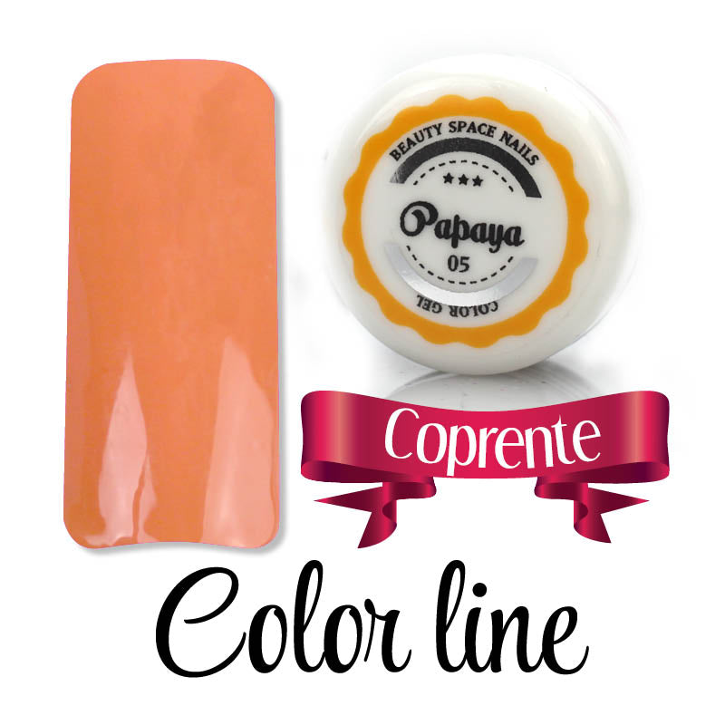 05 - Papaya - Coprente - Gel UV Colorato - Color line - 5ml