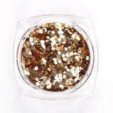 MICRO PAILLETTES HOLOGRAFICA champagne