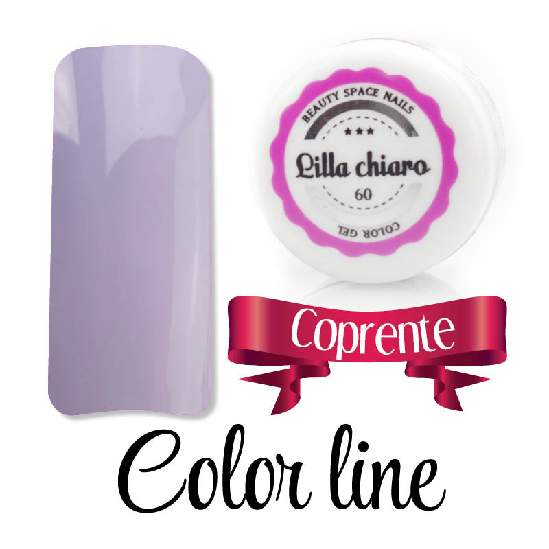 60 - Lilla chiaro  - Coprente - Gel UV Colorato - Color line - 5ml