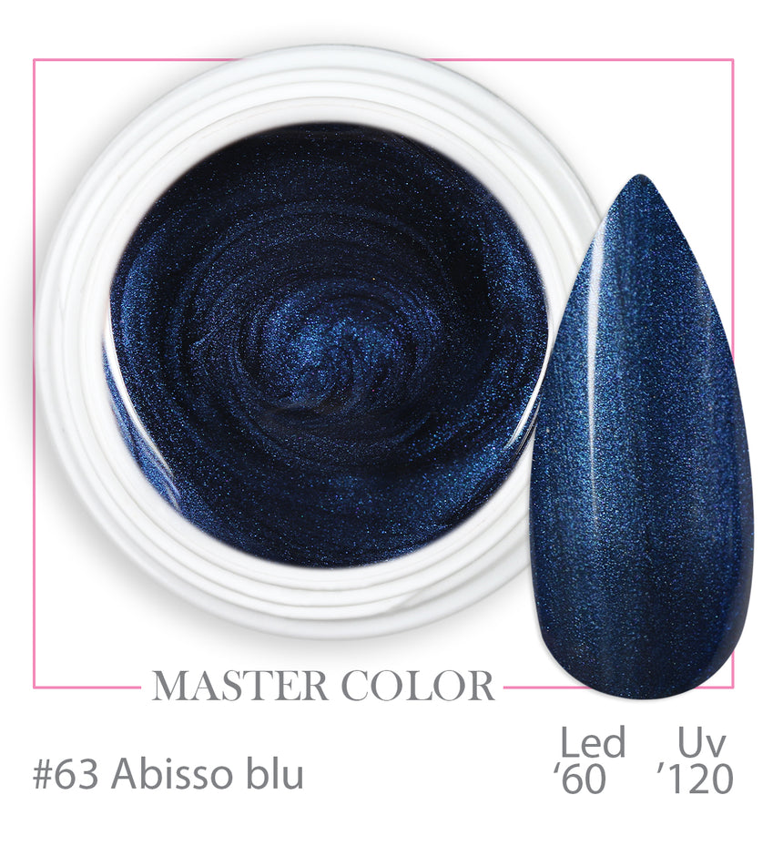 063 - Abisso Blu  - Master Color - Gel color UV LED - 5ml
