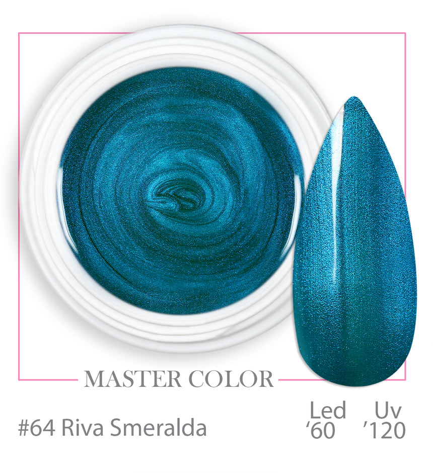 064 - Riva Smeralda  - Master Color - Gel color UV LED - 5ml