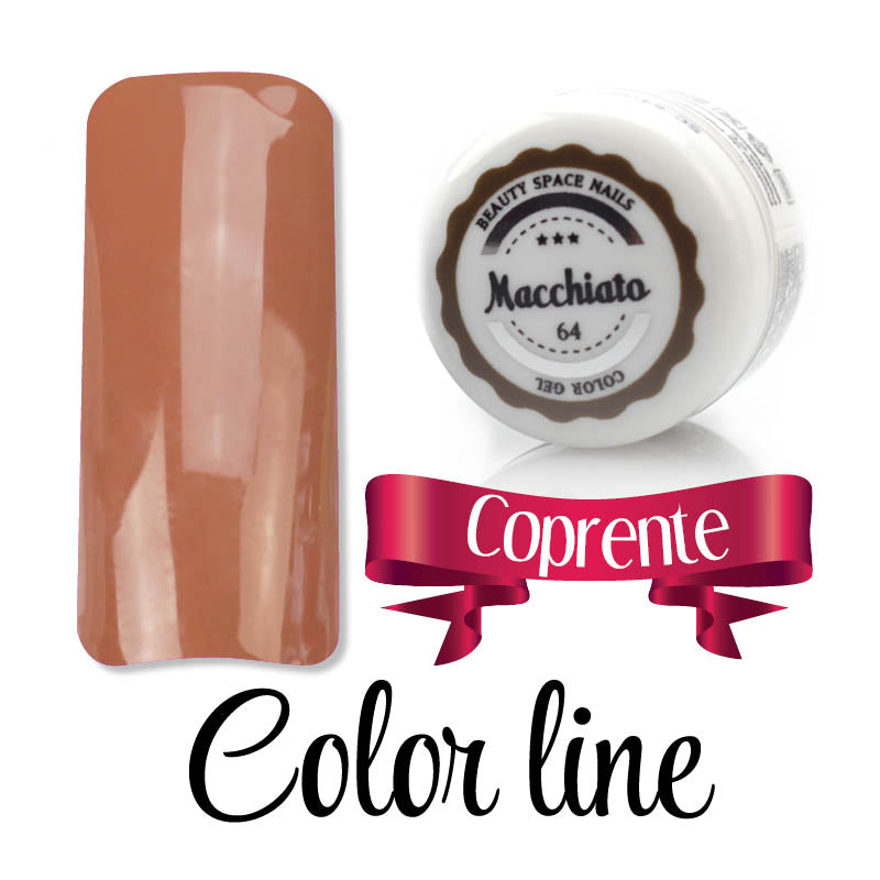 64 - Macchiato - Coprente - Gel UV Colorato - Color line - 5ml