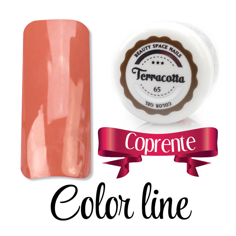 65 - Terracotta - Coprente - Gel UV Colorato - Color line - 5ml