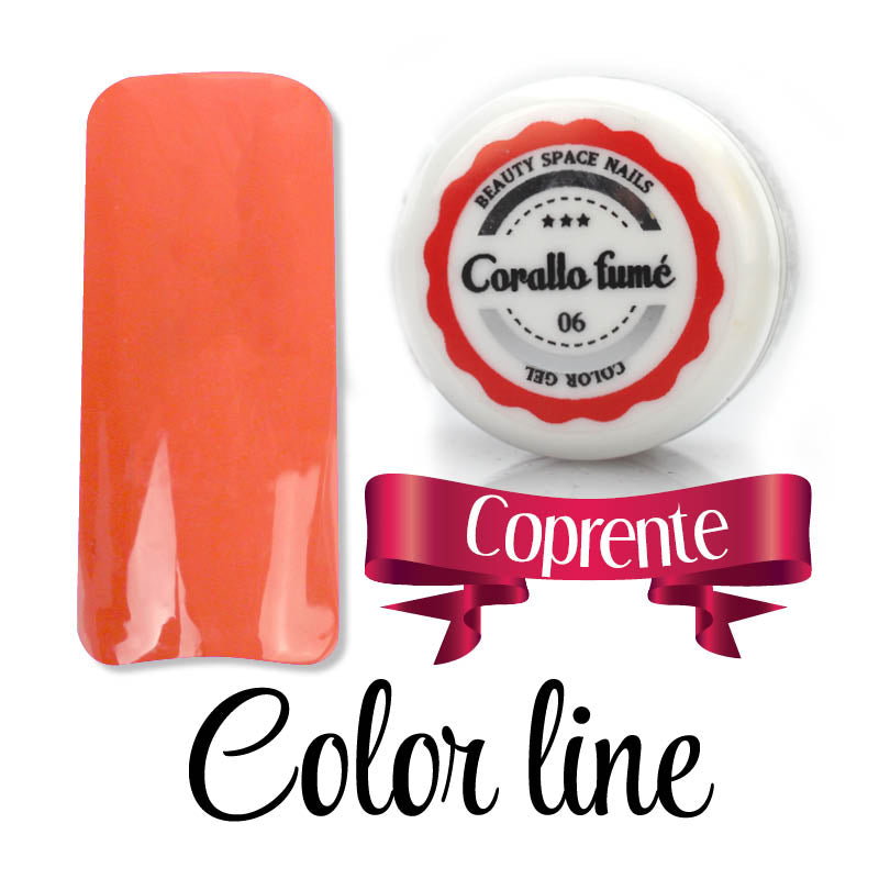 06 - Corallo fumè - Coprente - Gel UV Colorato - Color line - 5ml