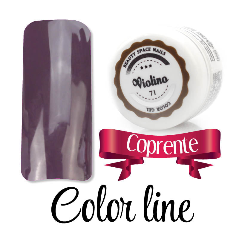 71 - Violino - Coprente - Gel UV Colorato - Color line - 5ml