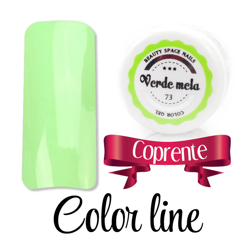 73 - Verde mela - Coprente - Gel UV Colorato - Color line - 5ml