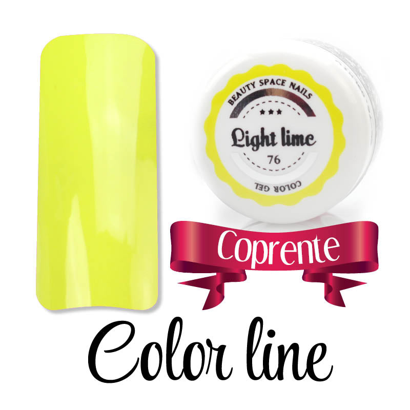 76 - Light lime - Coprente - Gel UV Colorato - Color line - 5ml