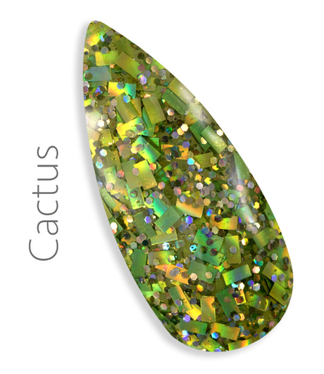 078-Cactus- Gel UV Colorato - BSN Professional Big Glitter