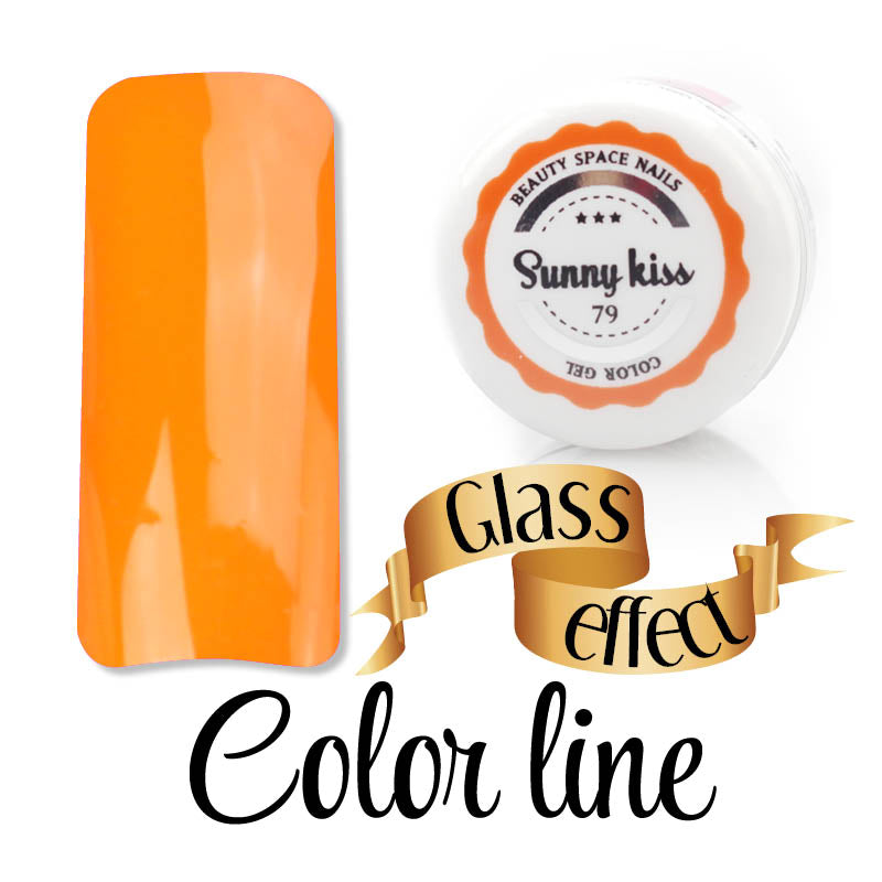 79 - Sunny kiss - Glass Effect - Gel UV Colorato - Color line - 5ml