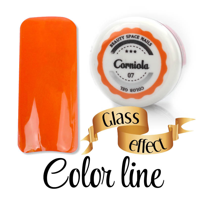 07 - Corniola - Glass Effect - Gel UV Colorato - Color line - 5ml