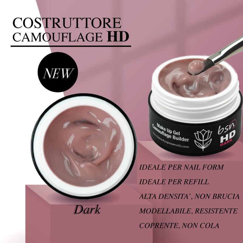 NEW DARK 50 ML – Cover HD costruttore camouflage modellante