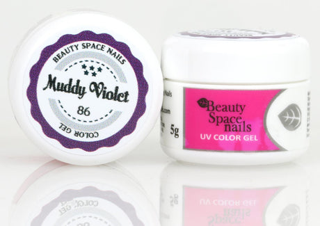 86 - Muddy - Violet - Coprente - Gel UV Colorato - Color line - 5ml