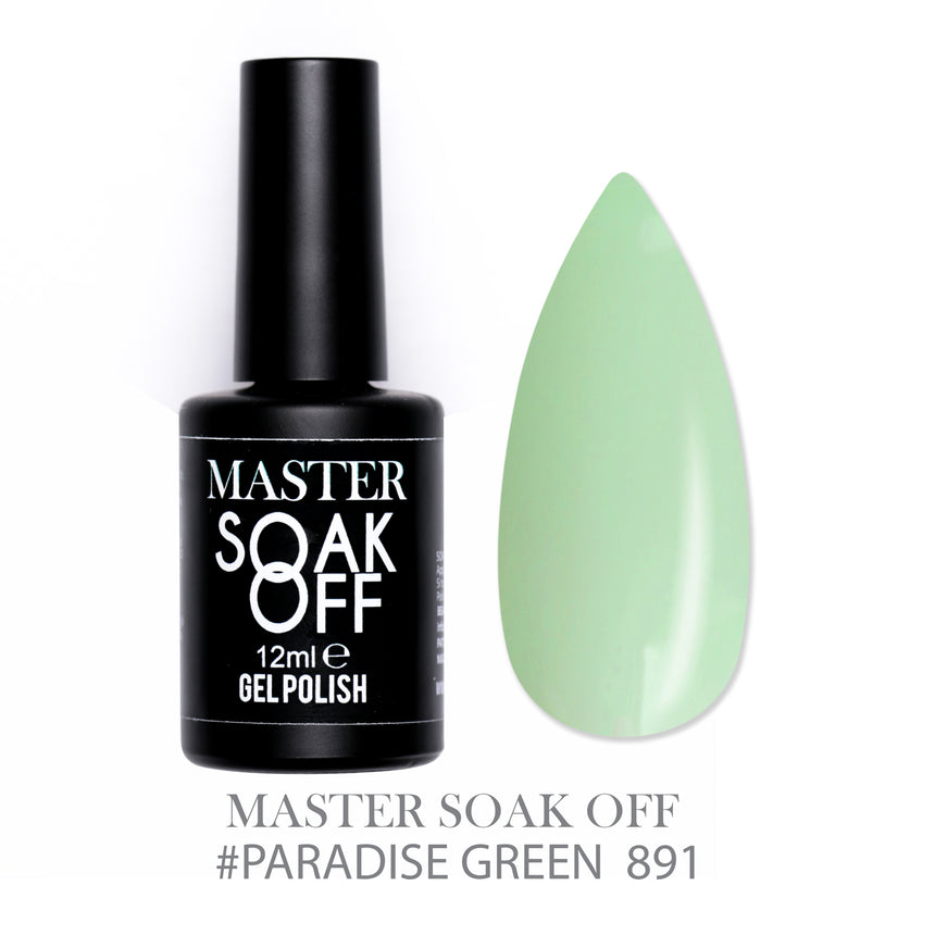 891 - Paradise Green - Master Color Soak Off 12 ml