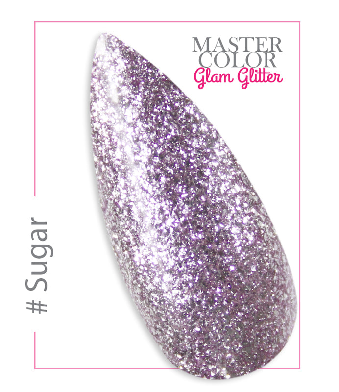 091 - Sugar - Glam Glitter - Master Color - Gel color UV LED - 5ml