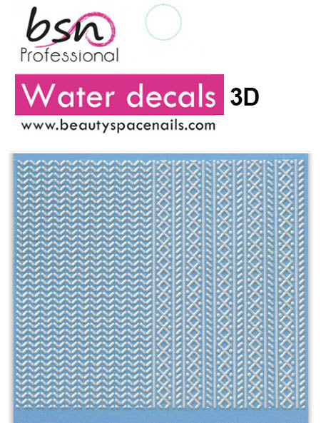 Stickers Adesivi Nail Art Water decals  Natalizi eleganti decorazioni 3D