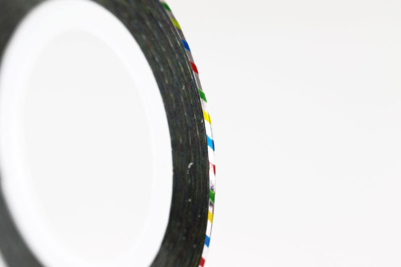 Argento a righe - Striping Tape Nail Art - Striscia Nastro Adesivo Colorato -