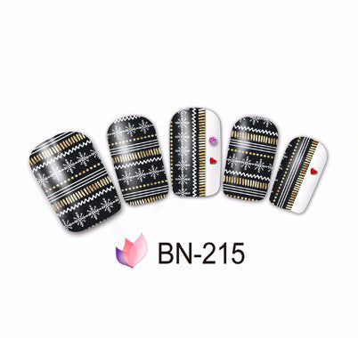 Stickers Adesivi Nail Art Water decals serie natalizia